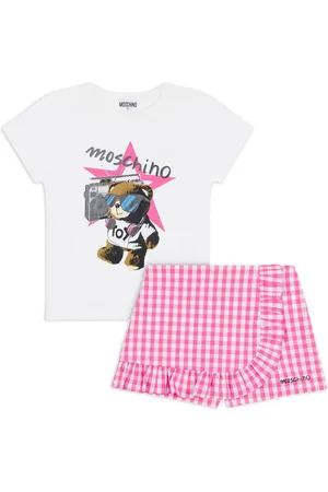 Moschino Gingham-print T-shirt and shorts