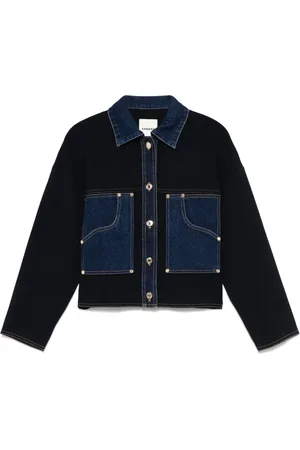 Sandro Layered denim cardigan