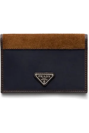 Prada Triangle-logo card holder