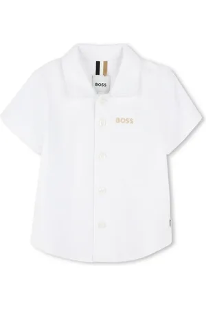 HUGO BOSS Logo-embroidered polo shirt