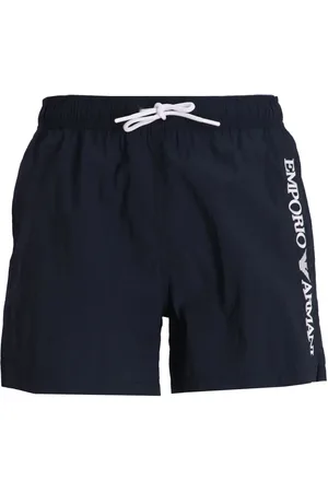 Emporio Armani Logo-embroidered swim shorts