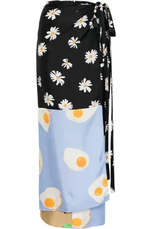 Moschino Colour-block maxi skirt