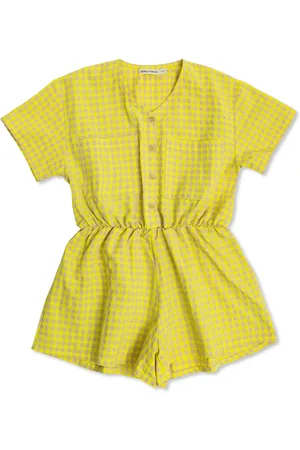 Bobo Choses Vichy-pattern playsuit