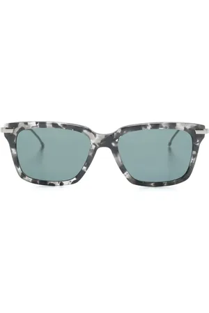 Thom Browne Tortoiseshell square-frame sunglasses