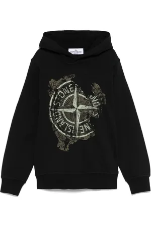 Stone Island Compass-print hoodie