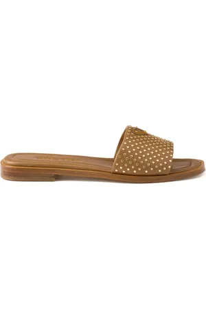 Prada Stud-embellished leather sandals