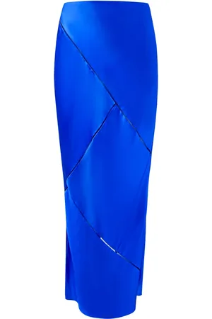 Alejandra Alonso Rojas Bias silk skirt