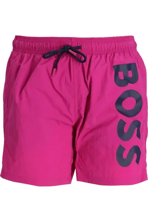 HUGO BOSS Logo-print swim shorts