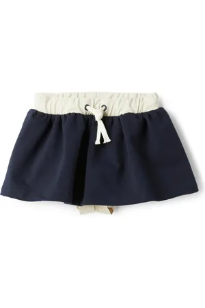 Il gufo Contrasting waist skirt