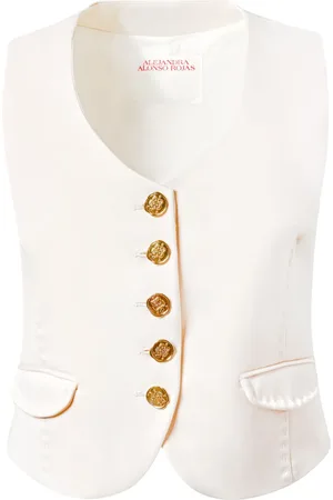 Alejandra Alonso Rojas V-neck wool vest