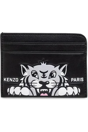 Kenzo Varsity leather cardholder