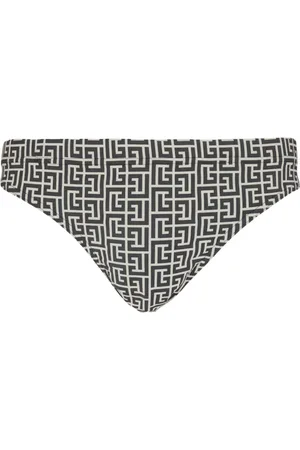 Balmain PB Labyrinth-print swim trunks
