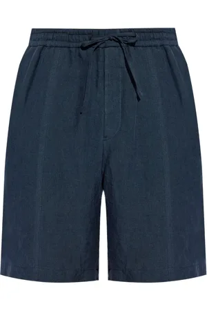 Emporio Armani Drawstring linen shorts