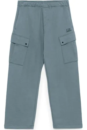 C.P. Company Logo-embroidered sweatpants