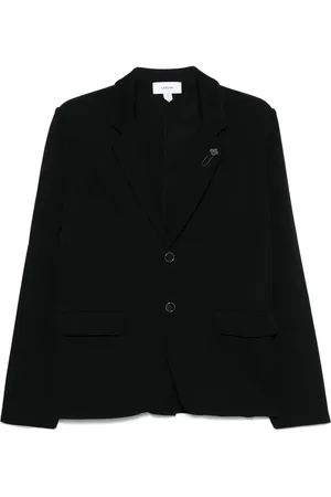 LARDINI Brooch-detail blazer