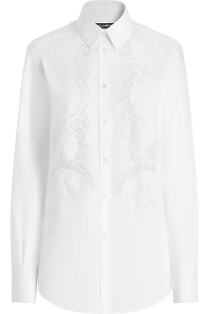 Dolce & Gabbana Lace-panelled shirt