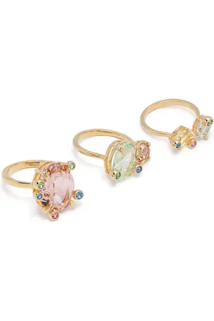 Swarovski Gema rings (set of three)