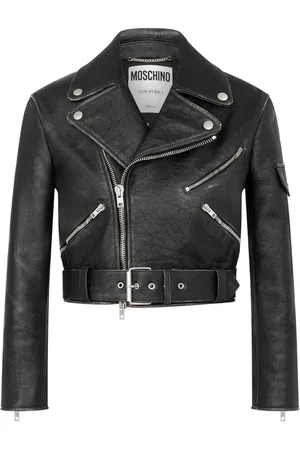 Moschino Leather biker jacket