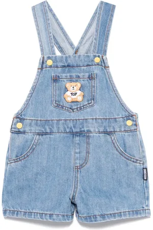 Moschino Teddy Bear-patch dungarees