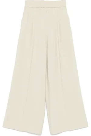Patrizia Pepe Pleated wide-leg trousers