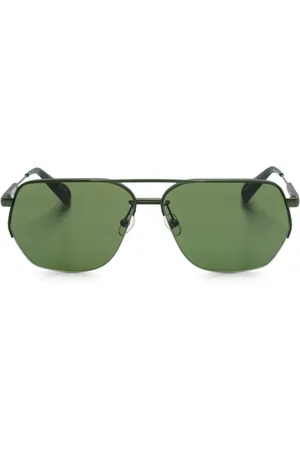 Jacquemus X Linda Farrow navigator-frame sunglasses