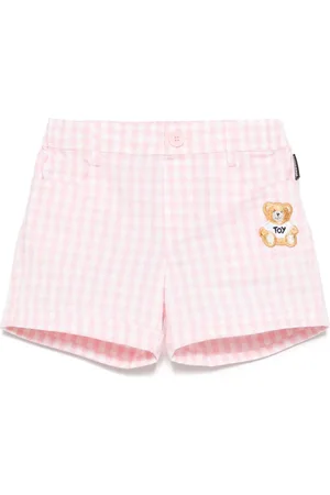 Moschino Gingham-pattern shorts