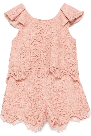 Abel & Lula Macram?? top and shorts set
