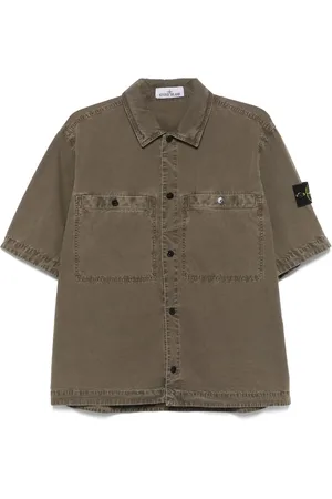 Stone Island Compass-badge shirt