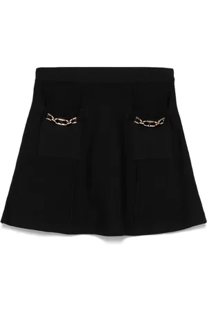 Twin-Set Oval T-plaque skirt