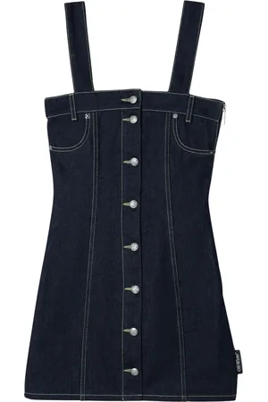 OFF-WHITE Corset denim dress