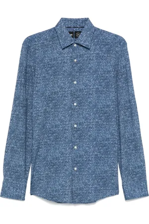 HUGO BOSS M??lange-effect shirt