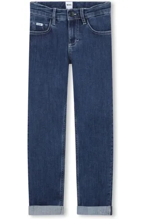 HUGO BOSS Turn-up hem jeans