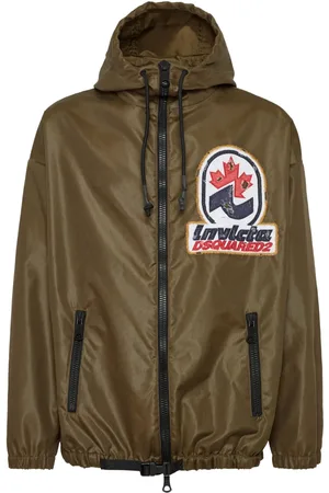 Dsquared2 Logo-patch hooded jacket
