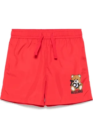 Moschino Teddy bear-motif swim shorts