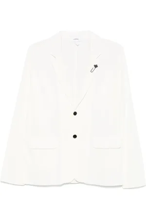 LARDINI Brooch-detail blazer