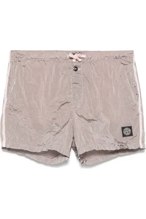 Stone Island Compass-patch swim shorts