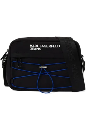 Karl Lagerfeld Logo-embroidered crossbody bag