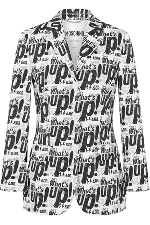 Moschino Logo-print blazer