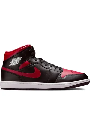 Jordan 1 Mid "Bred Twist - /Varsity Red/Summit White" sneakers