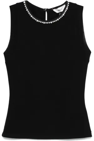NISSA Faux-pearl tank top