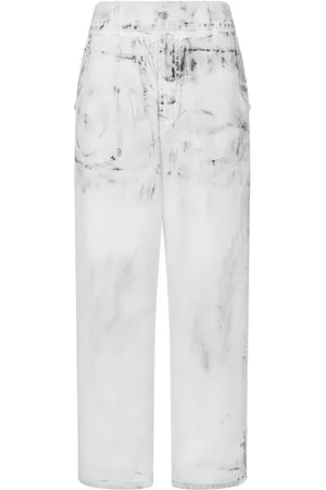 Moschino Distressed-effect jeans