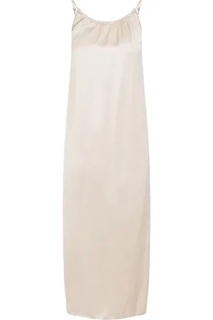 PESERICO SIGN Satin midi dress