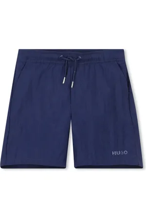 HUGO BOSS Logo-print swim shorts