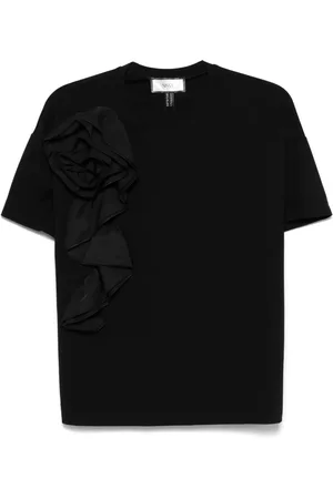 NISSA Floral-appliqu?? T-shirt