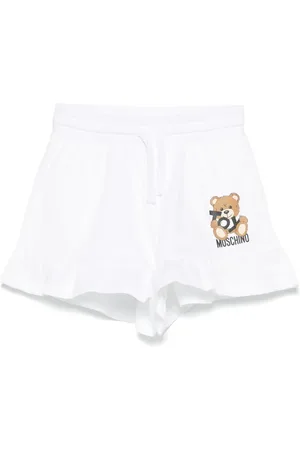 Moschino Leo Teddy-print shorts