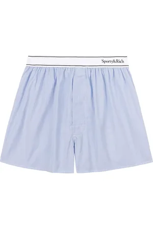 Sporty & Rich Logo-waistband shorts