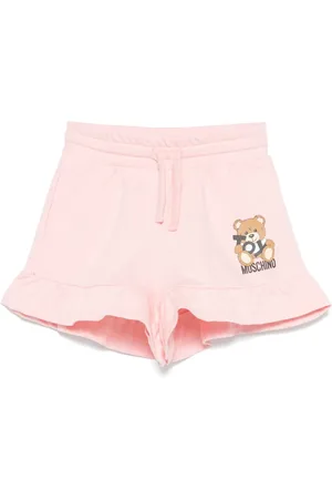 Moschino Leo Teddy-print shorts