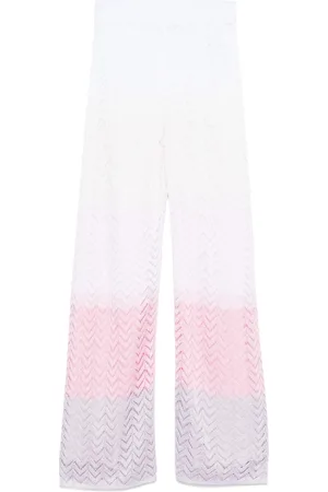 Missoni Chevron-knit trousers