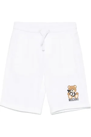 Moschino Leo Teddy-print shorts