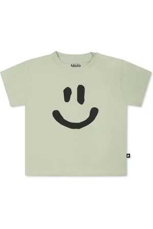 Molo Smile-face print T-shirt